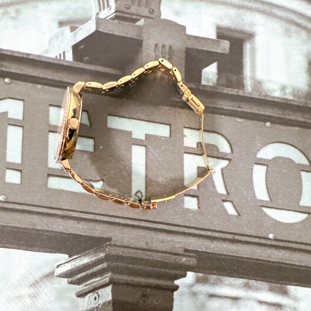 Michael Kors MK4399 Charley Crystal Gold Dial Ladies Watch - Picture 4 of 6